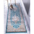 thumbnail image 2 of Unique Loom 3133707 2 Pi 2 Po x 6 Pi Amal Aurora Runner Rug&44; Sarcelle, 2 of 2
