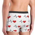 thumbnail image 5 of Disketp Heartbeat Symbol Men'S Boxer Briefs,Soft And Breathable Cotton Underwear With Comfortflex Waistband, 5 of 8