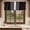 Black, variant on Cream White Stripe Valances for Windows, Decorative Rod Pocket Window Valance Curtains, Modern Rustic Vertical Striped Short Curtain Drapes for Kitchen/Bathroom/Living Room, 2 Panels, 42" W x 12" L