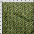 thumbnail image 4 of oneOone Cotton Jersey Light Green Fabric Abstracts Sewing Material Print Fabric By The Yard 58 Inch Wide, 4 of 5