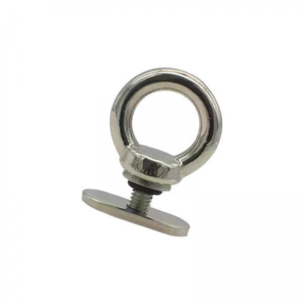 Perno de ojo de elevación,Perno de ojo de elevación de acero inoxidable práctico,Tornillo de rosca macho M6 perno de círculo deslizante,Perno de ojo de círculo de elevación Tuerca de ojo