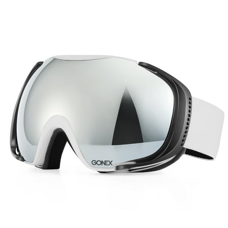 Gonex Polarized Ski Goggles Anti-fog Anti-glare Snow Goggle UV400 Protection with Oversized Double Spherical