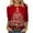 01 Red3, variant on Weiqiqre Fall Outfits for Women Loose Fit Crewneck Vintage Floral T Shirts Clothing Christmas Tops