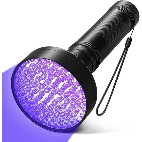 UV Flashlight, 100pcs LED Black Light Flashlight 395nm UV Lamp for Detection