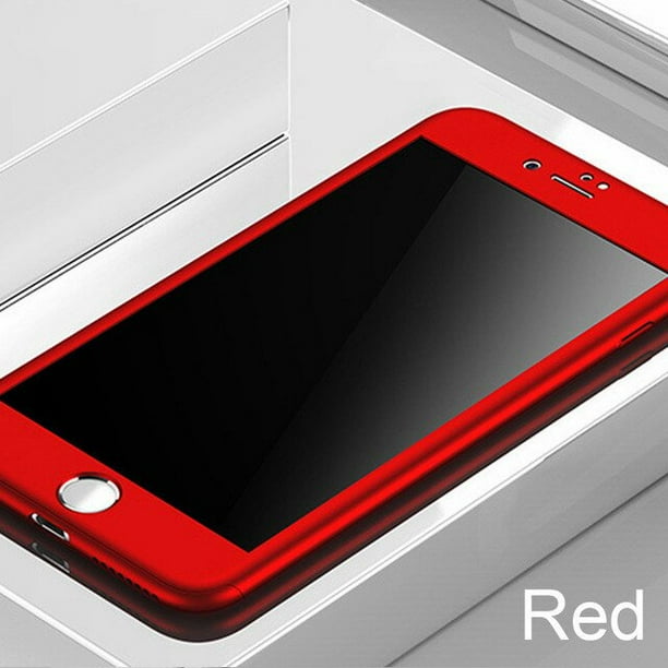360 funda de teléfono de cobertura completa para iPhone 7 8 6 6s Plus SE 2020 funda protectora para iPhone 11 Pro XS MAX XR 5 5s 7 funda con vidrio Tan Jianjun unisex