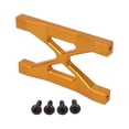 thumbnail image 1 of Vogacara Accesorios de viga de aleación de aluminio, soporte de chasis para modelo de coche teledirigido 1/10 AXIAL SCX10 con alta precisión Kits de construcción modelo dorado, 1 of 6