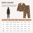 thumbnail image 5 of Uemuo Skulls Pattern Womens Pajama Sets,PJ Set for Women,Pajamas for Women Logo,Long Sleeve Pajama Set for Women,Soft Long Sleeve Top With Pants-Small, 5 of 9