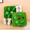 thumbnail image 2 of Carrot Rabbit Field Toy Pet Interactive Training Plush Molars Toy Puzzle Dog Toy Slow Food Picking Game Baby Educational Toy, 2 of 6