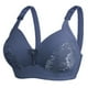 thumbnail image 3 of Sujetador de talla grande para mujer de mediana edad, copa D, ropa interior para madres, sin aro de acero, sujetador fino, 3 of 5