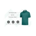 thumbnail image 3 of Mio Marino Golf Polo Shirts For Men - Regular-fit Quick-Dry Mens Athletic Shirts, 3 of 5