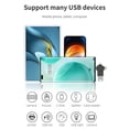 thumbnail image 6 of USB C Lightning Micro USB A Male to OTG Adapter(3in1)for iPhone16 15 Pro Max Type C OTG 3.0 Cable Camera Thunderbolt Converter for iPad Macbook Android Port Flash Drive Compatible for Samsung S25 S24, 6 of 7