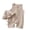 Khaki, variant on XIMIN Newborn Baby Cotton Linen Jumpsuit with Hat Summer Sleeveless Button Romper Overalls Infant Soft Cute Plain Outfits