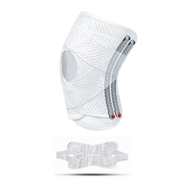 Rodilleras antideslizantes de punto para Fitness, pulsera de compresión elástica para voleibol, transpirable y cálido, 1 unidad