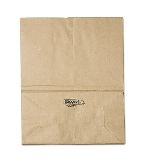 General SK1657 1/6 BBL Paper Grocery Bag, 57lb Kraft, Standard 12 x 7 x 17, (Case of 500 Bags)