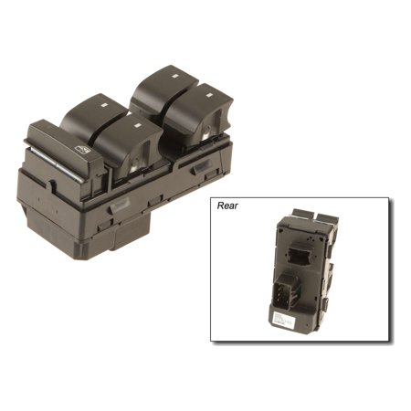 - AC Delco D1961F Window Switch For GMC Acadia, Black, Front, Driver Side