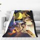 thumbnail image 1 of Manta de viaje de felpa suave de Inspector Gadget para dormitorio, sala de estar, sofá, oficina, regalo para todas las estaciones para mujeres, hombres, niñas y niños, 1 of 7