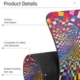 thumbnail image 4 of Yayeee Faucet Mat for Kitchen Sink 30" Diatomite Long Splash Guard Pad, Colorful Wavy Plaid, 4 of 7