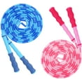 thumbnail image 1 of 2 Pack Kids Jump Ropes, Adjustable Skipping Rope with Rubber Bead for Kids, Children and Student Keeping Fit, Training, Workout - 9 Feet, 1 of 5