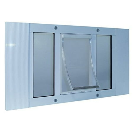 Ideal Pet Products Aluminum Sash Window Pet Door Medium 27 32 Inches Ipp 27swdm
