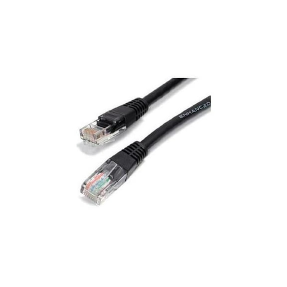 StarTech.com M45PATCH3BK 3 ft. Black Molded Cat5e UTP Patch Cable