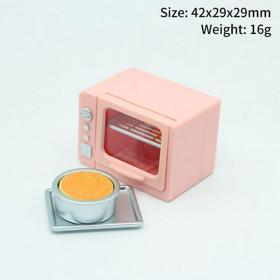 1/12 Dollhouse Simulation Kitchen Utensils Set Dollhouse Oven Rice Cooker Model Dolls House Miniature Furniture Accessories