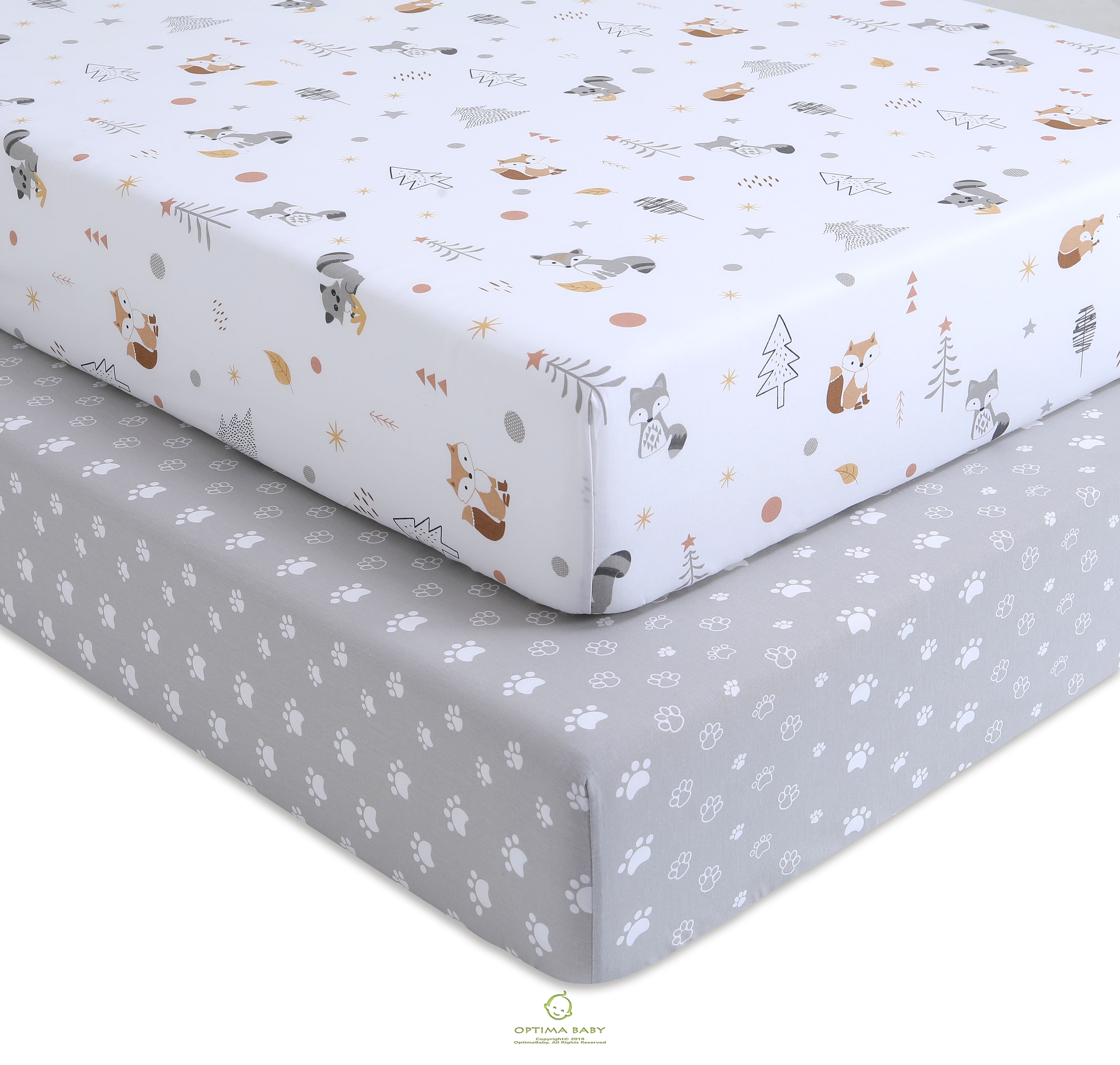 fitted crib sheets walmart