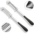 thumbnail image 1 of 2 Pack 3 in 1 Potato Peeler, Multifunctional Kitchen Fruit Vegetable Peeler, Premium Sharp Stainless Steel Blade, Ergonomic Non-slip Black Handle, 1 of 5