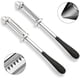 thumbnail image 1 of 2 Pack 3 in 1 Potato Peeler, Multifunctional Kitchen Fruit Vegetable Peeler, Premium Sharp Stainless Steel Blade, Ergonomic Non-slip Black Handle, 1 of 5