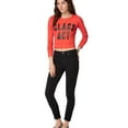thumbnail image 2 of Aeropostale Womens Cropped Class Act Pullover Sweater, Red, Juniors, Medium, 2 of 2