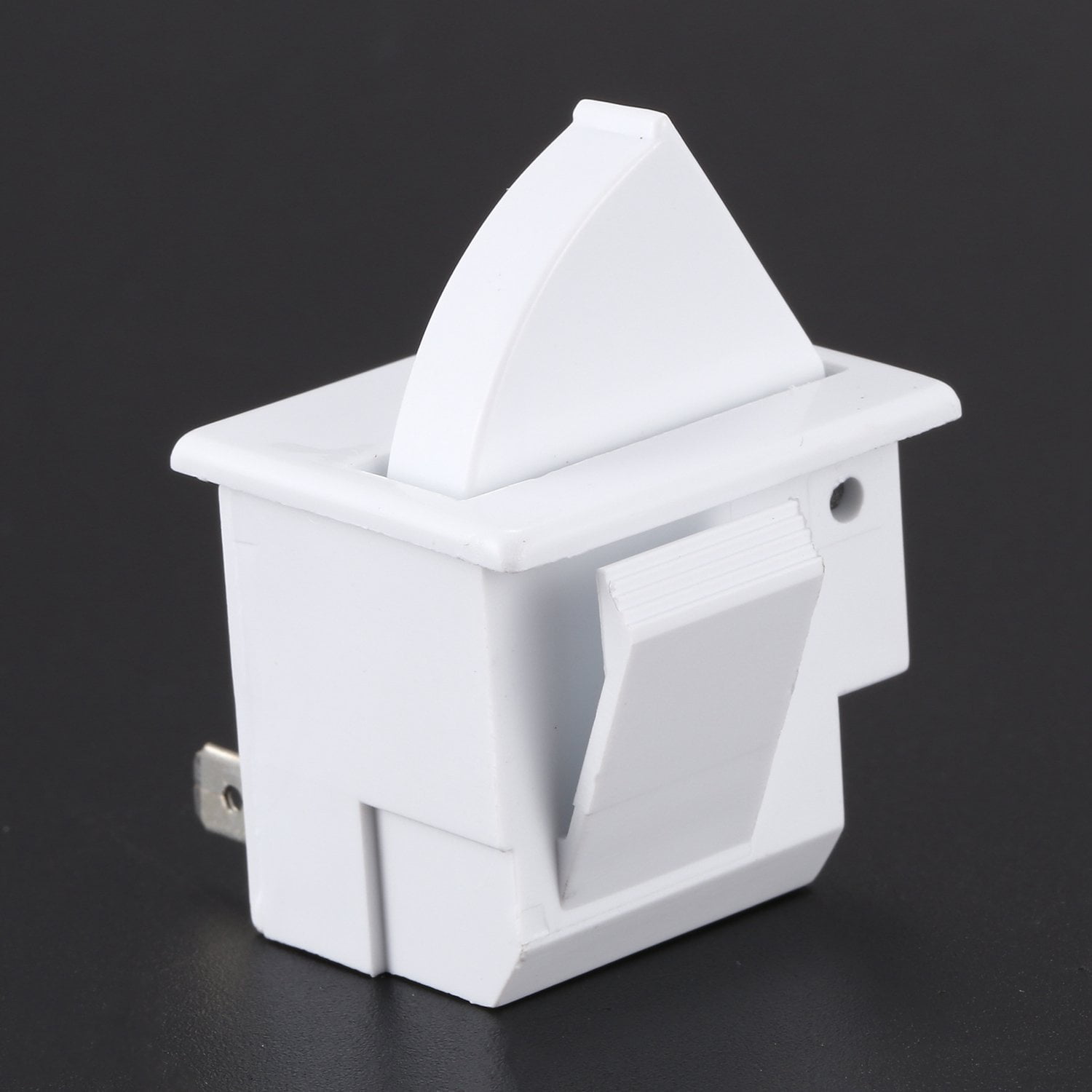 3sets White Replacement Fridge Part Kitchen AC 5A 250V Refrigerator parts  Refrigerator Door Lamp Light Switch