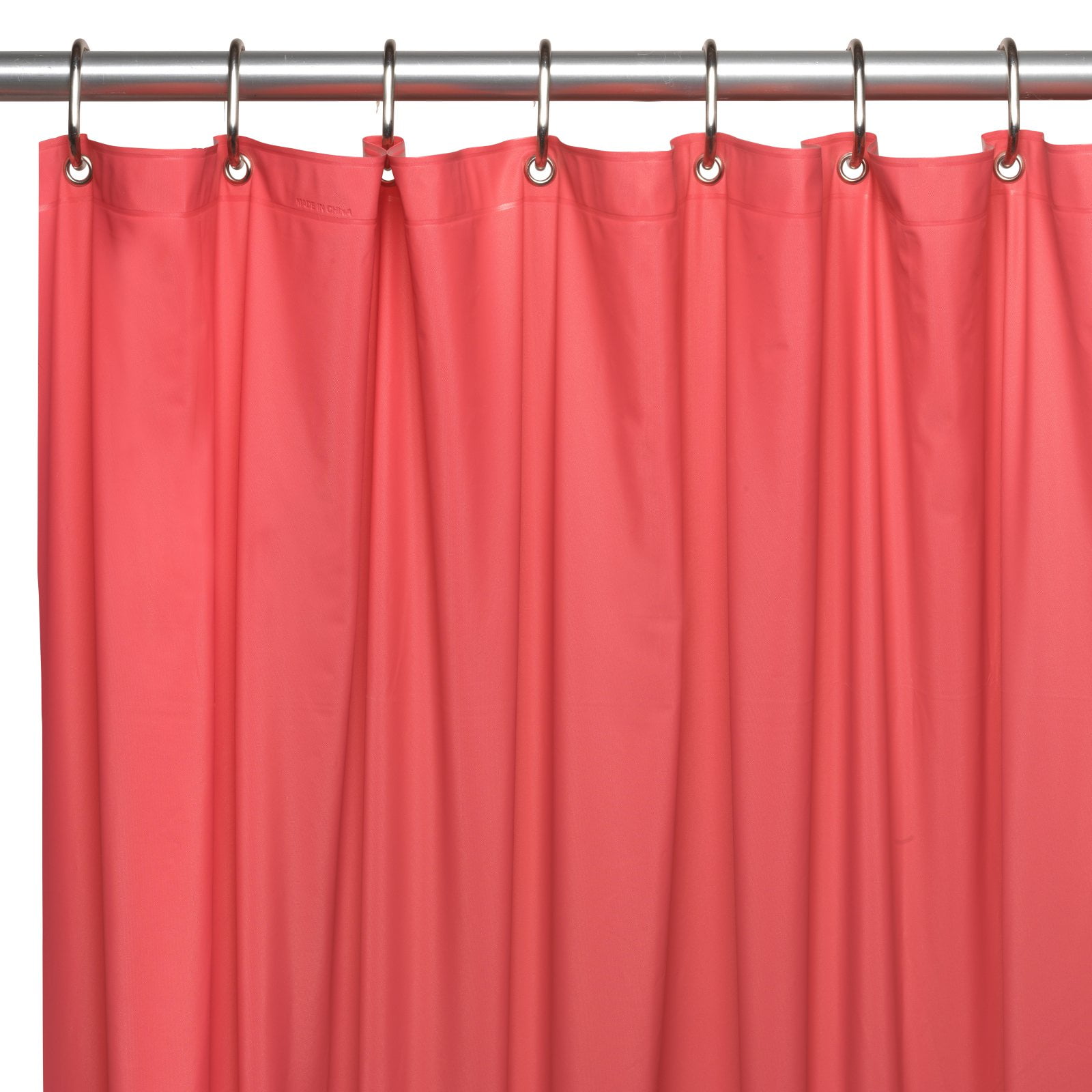 Hotel Collection 8 Gauge Vinyl Shower Curtain Liner W Metal Grommets In Raspberry Hotel Collection 8 Gauge Vinyl Shower
