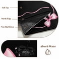 thumbnail image 6 of Rectangle Area Rugs 2 x 3 Ft, Valentine's Day Non-Slip Residential Carpet, Pink Bowknot Ribbon on Black Mother's Day Indoor Crawling Mats Runner Rugs for Living Room/Dining Room/Bedroom, 6 of 8