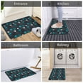 thumbnail image 5 of Pofeuu Animal Footprints Print Flannel Doormats Rug16"x24"Rug Washable Doormats Indoor Outdoor Rugs for Layered Front Door Mats, Porch, Kitchen, Entryway, 5 of 7