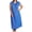 Sapphire, variant on Women's Shadowline 32222X Plus Rosebud Nylon Tricot S/S 53 Inch Gown (Sapphire 2X)