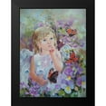 thumbnail image 2 of Zareckaye, Tatiana 12x14 Black Modern Framed Museum Art Print Titled - Fairy with Butterflies, 2 of 5