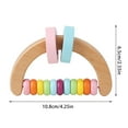 thumbnail image 3 of Wooden Rattle Musical Instrument Percussion Toy for Kids Natural Sounding Educational & Age Appropriate Design, 3 of 8