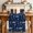 White Dark Blue, variant on Navy Blue Nautical Table Runner 72 Inches, Summer Coastal Ocean Beach Coconut Trees Bed Runner Dresser Scarves Tabletop for Indoor Outdoor Parties/Ceremony/Banquet, 14" x 72"