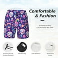 thumbnail image 3 of Fotbe Skull mushroom rainbow Men’s Swim Trunks Quick Dry Swim Shorts Board Shorts with Mesh Lining-Large, 3 of 9