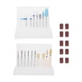 thumbnail image 2 of Juego de puntas para lijadora de uñas, 19 Uds. De brocas para pulir uñas + 10 Uds. De bandas de lijado, 2 of 8