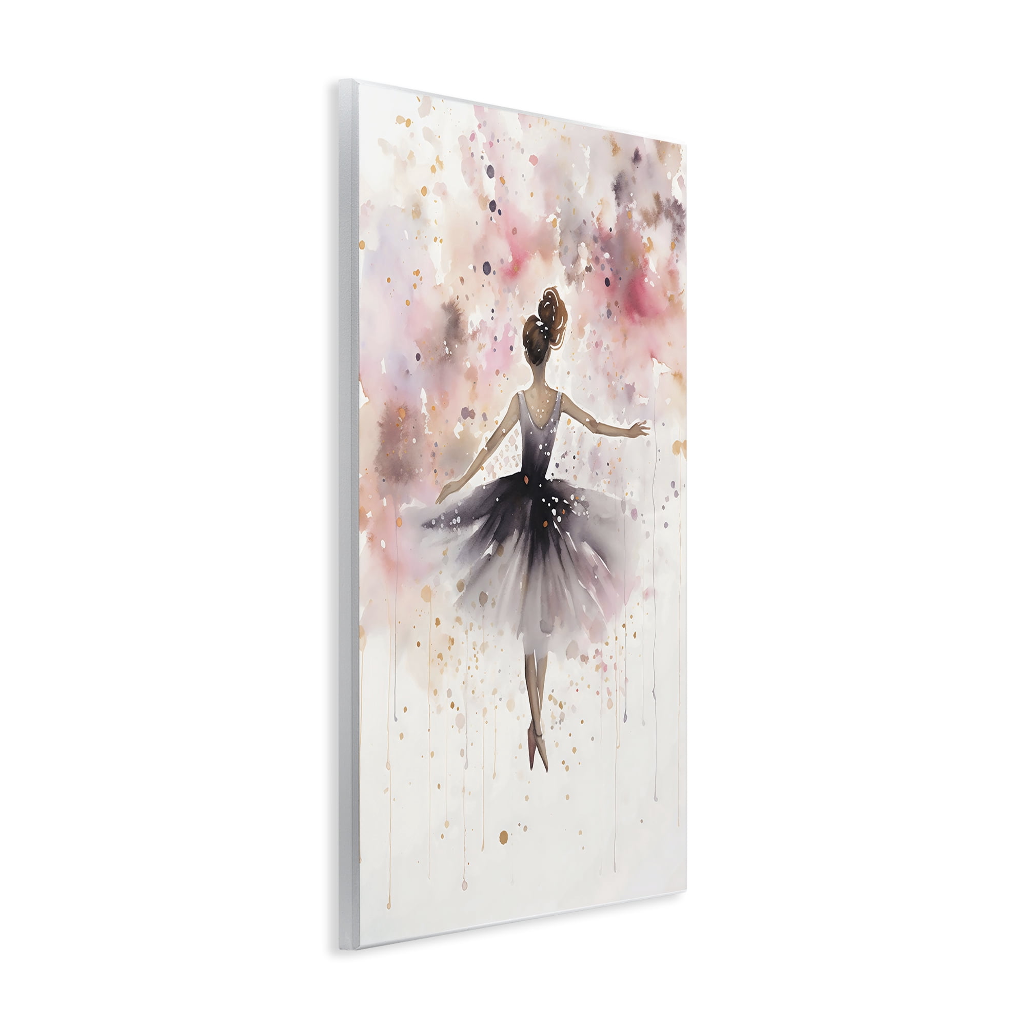 Stupell Industries Watercolor Ballerina Atmosphere Wall Plaque Art, design by Creative Studio