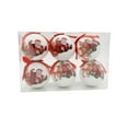 thumbnail image 3 of Bolas de Navidad impresas a color de alta definición. Pegatinas hechas a mano de alta gama. Adornos de cristal para el árbol de Navidad., 3 of 7