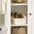 thumbnail image 5 of IRIS Medium Plastic Storage Organizer Basket, Off-White, 5 of 9