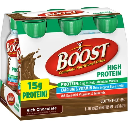 BOOST High Protein Nutritional Energy Drinks, Chocolate 8 oz, 6 ea (Pack of (Best Way To Boost Energy)