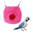 thumbnail image 6 of Large Winter Warm Bird Nest House, Fluffy Parrots Bird Bed for Cage Hanging Hammock Plush Shed Hut Hideaway Hut for Parakeets African Grey Cockatoos Cockatiels Lovebird, 6 of 8