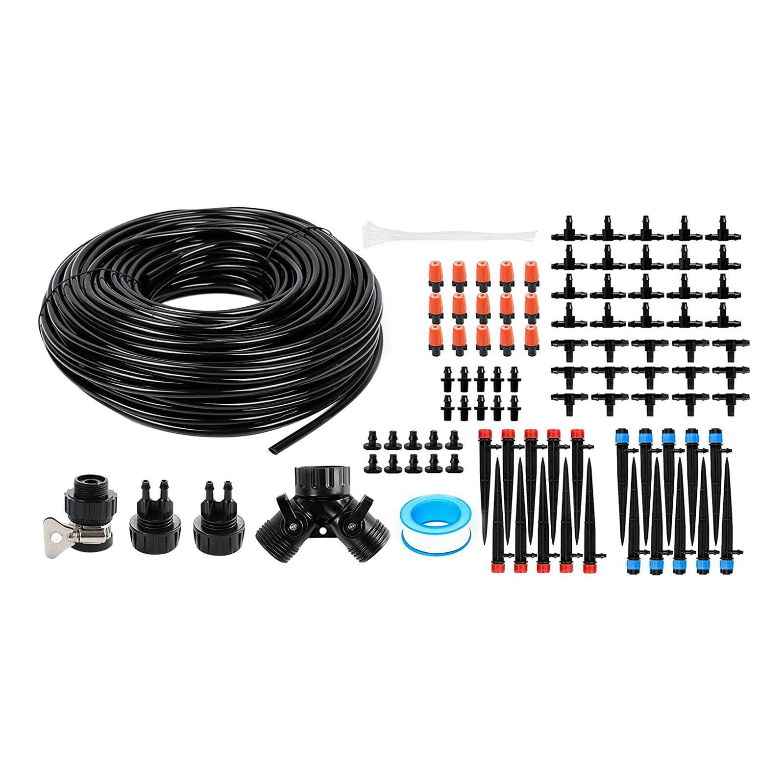 Fzaqwen Drip Irrigation Kit Professional Fittings Garden Irrigation System Watering Drip