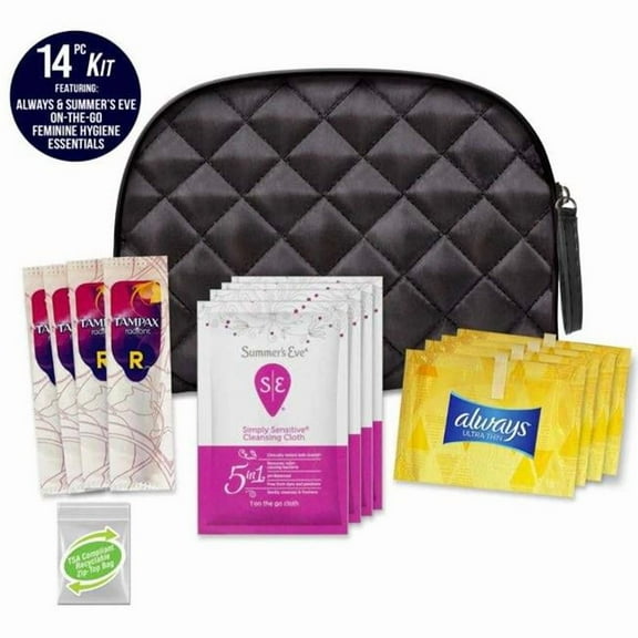 DDI 2376167 Feminine Hygiene Travel Kits - 14 Piece - Case of 10