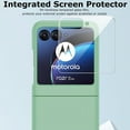 thumbnail image 2 of for Motorola Razr+ 2023 Case with Integrated Glass Screen Protector, Slim Matte Hard PC Back Case Scratch-Resistant Full Coverage Phone Case for Motorola Razr Plus 2023 - Mint Green, 2 of 12