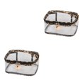 thumbnail image 3 of Yuarrent Bolsas de cosméticos de belleza Organizador de artículos de tocador de gran capacidad Paquete de PVC de color claro 2Conjunto, 3 of 6