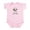 Petal Pink, variant on CafePress - I Love My English Bulldog Infant Bodysuit - Baby Light Bodysuit, Size Newborn - 24 Months