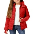 thumbnail image 4 of OGLCCG Quilted Puffer Jacket for Girls Full Zip Long Puffer Coat with Pockets Lightweight Winter Warm Down Jacket with Hood 3-12 Years, 4 of 8